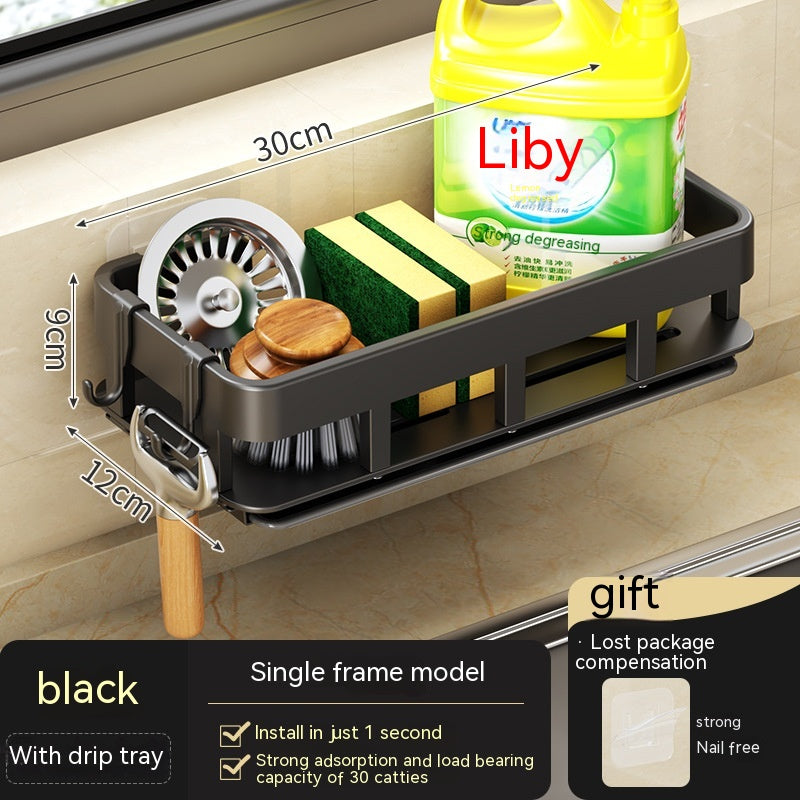 Kitchen Storage Punch-free Wall-mounted Shelves