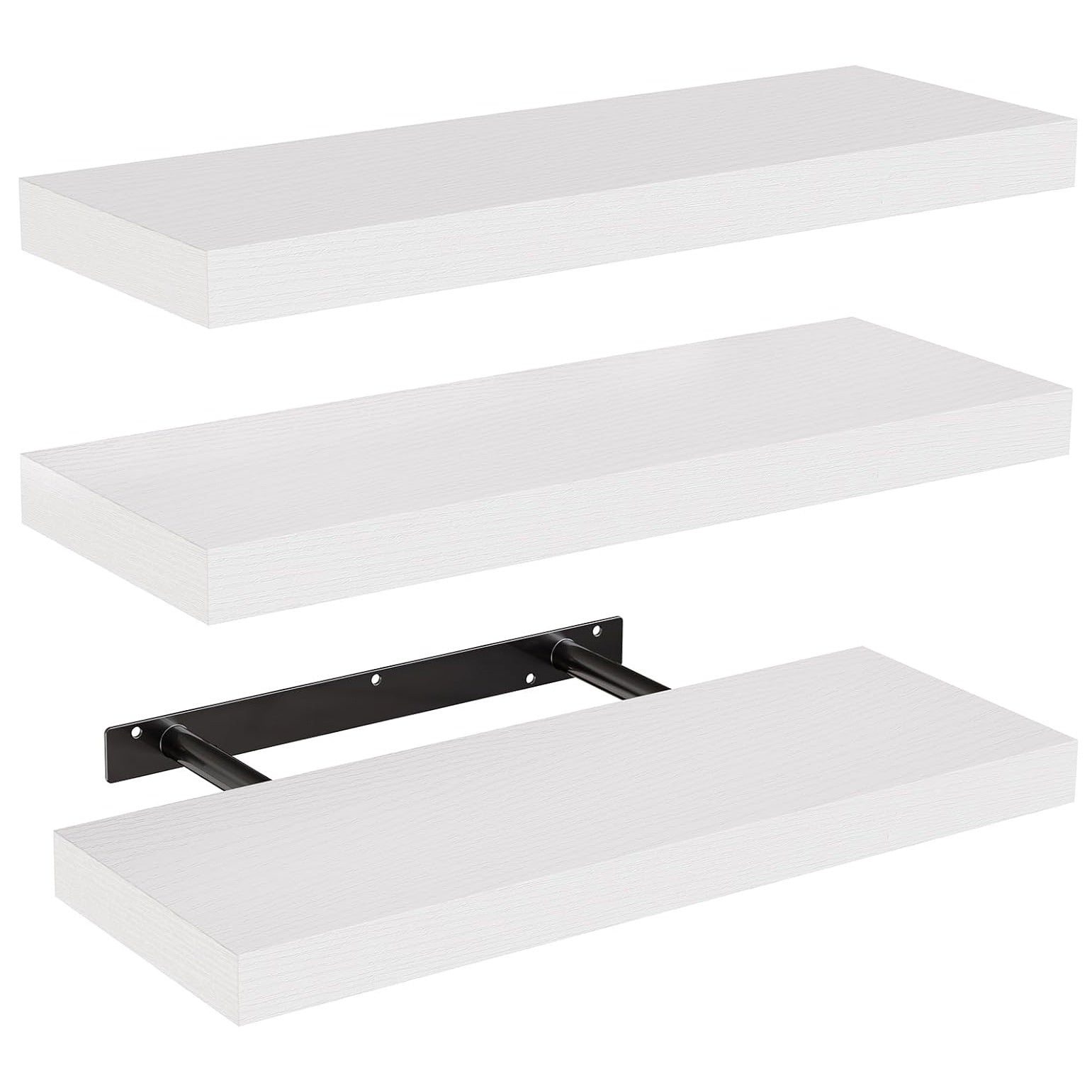 One-line Wall-mounted Floating Wall Shelf
