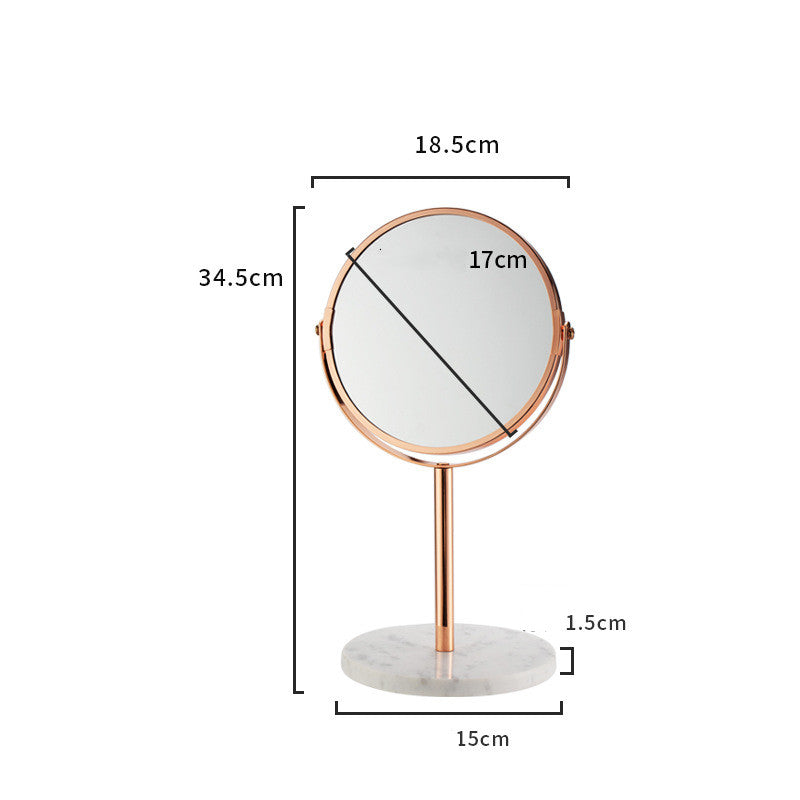 Retro Ladies Desktop Dressing Table Mirror