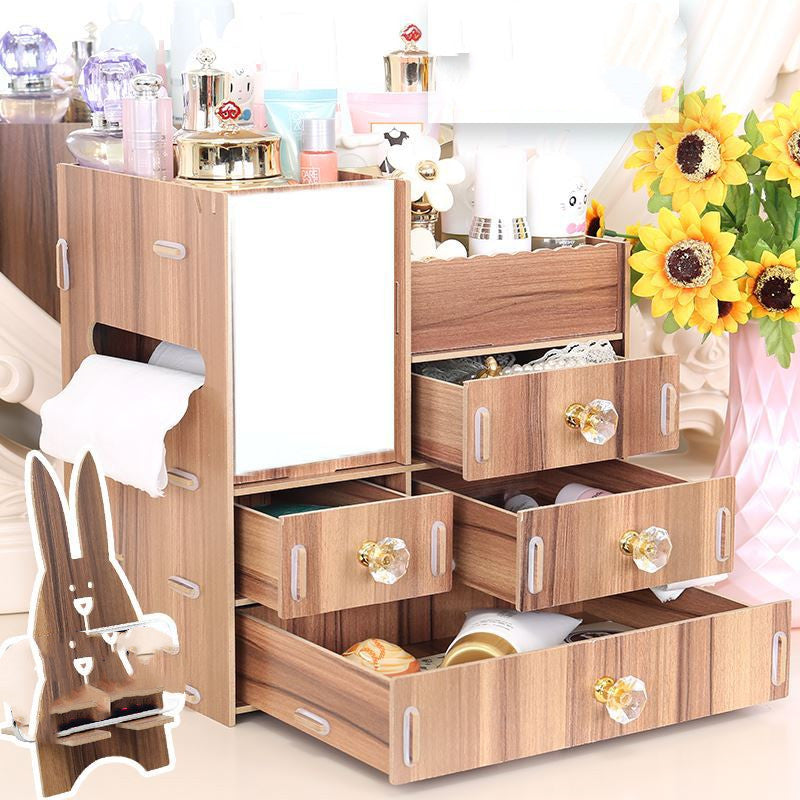 Table Top Dresser Box With Mirror