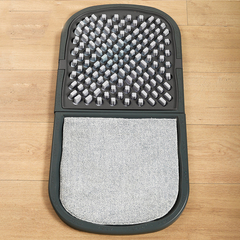 Household Porch Door Cleaning Floor Mats, Disinfection Floor Mats, Absorbent Non-Slip Mats, Outdoor Automatic Cleaning Floor Mats