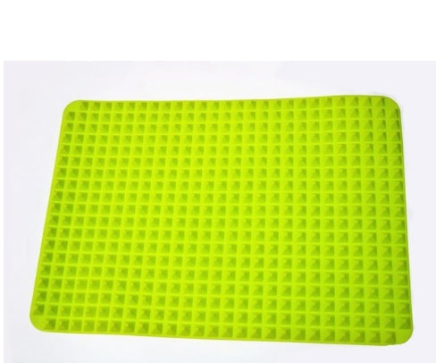 Non-Stick Silicone Pyramid Baking Mat – Crispier, Healthier Cooking Without Grease