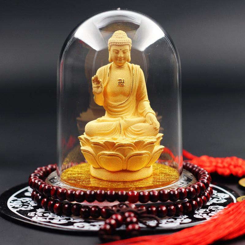 Buddha statue car decoration