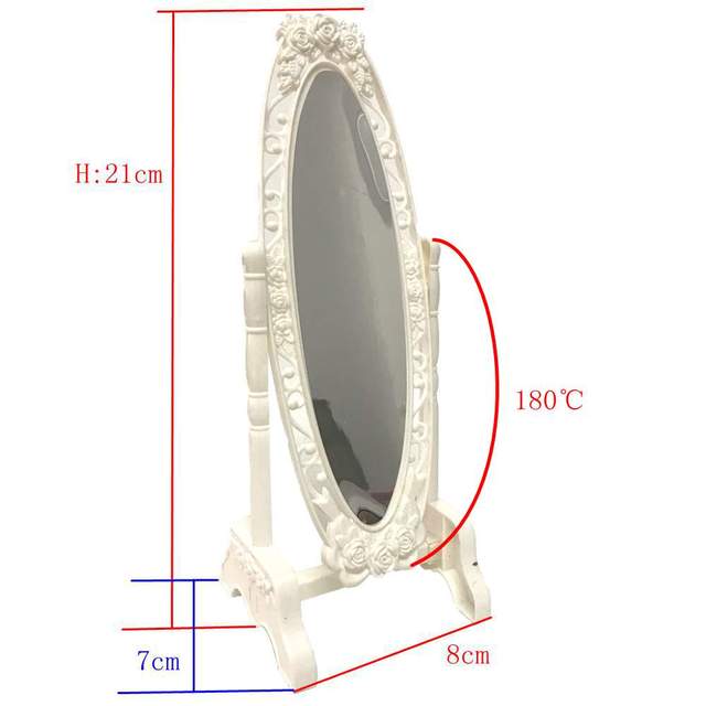 Mini Mirror Bed Table Kitchen Toy