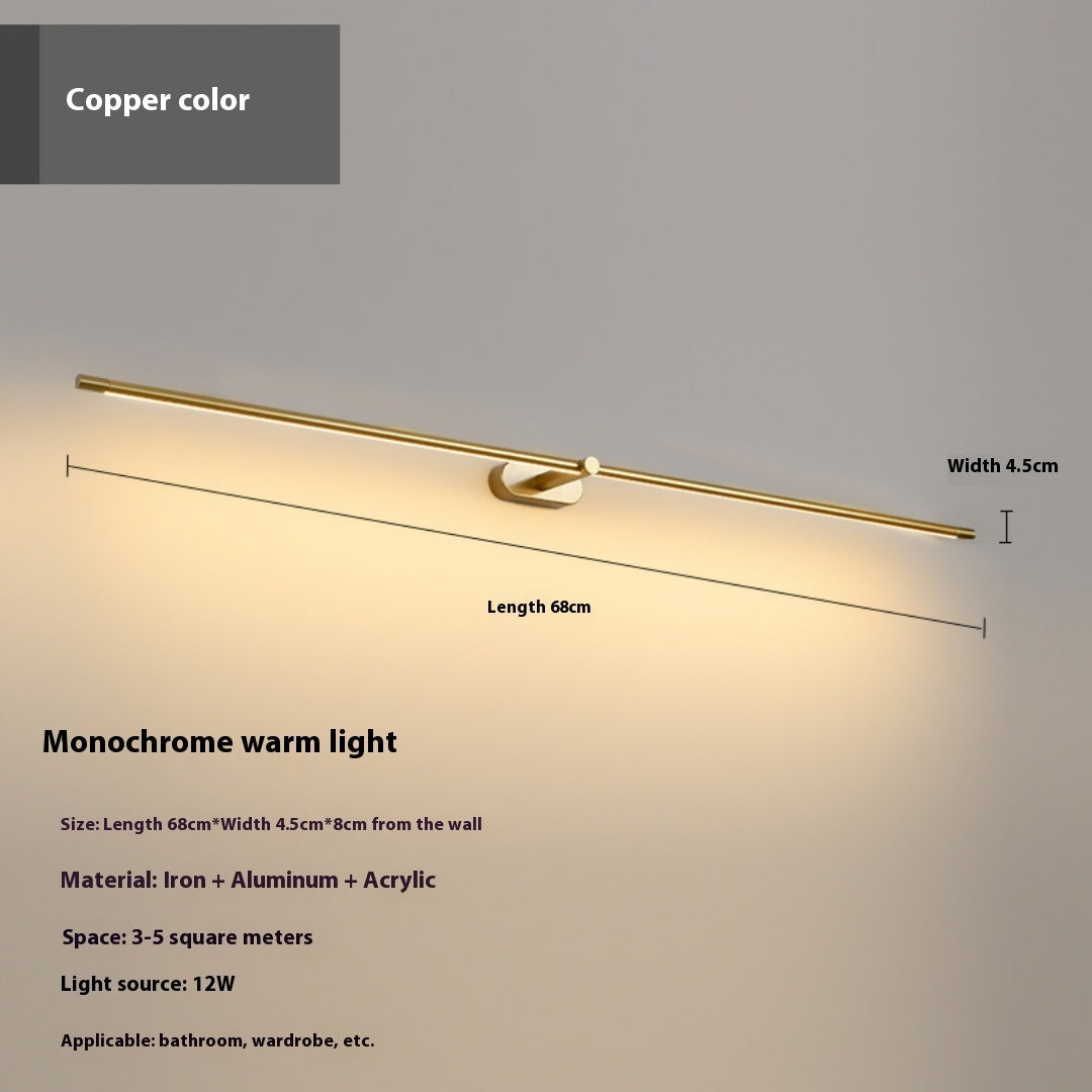 Modern Simple Mirror Light Dressing Table Bathroom Mirror