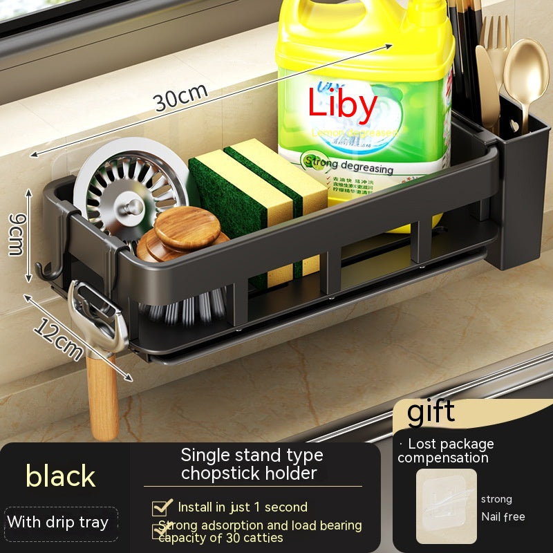 Kitchen Storage Punch-free Wall-mounted Shelves