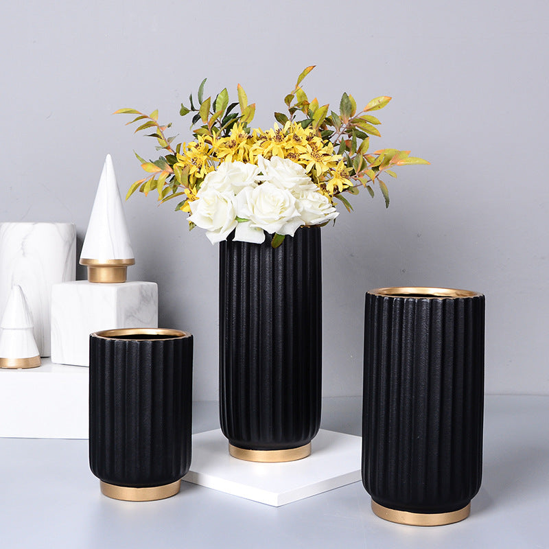 Ceramic Vase Decoration – Simple & Modern Countertop Elegance
