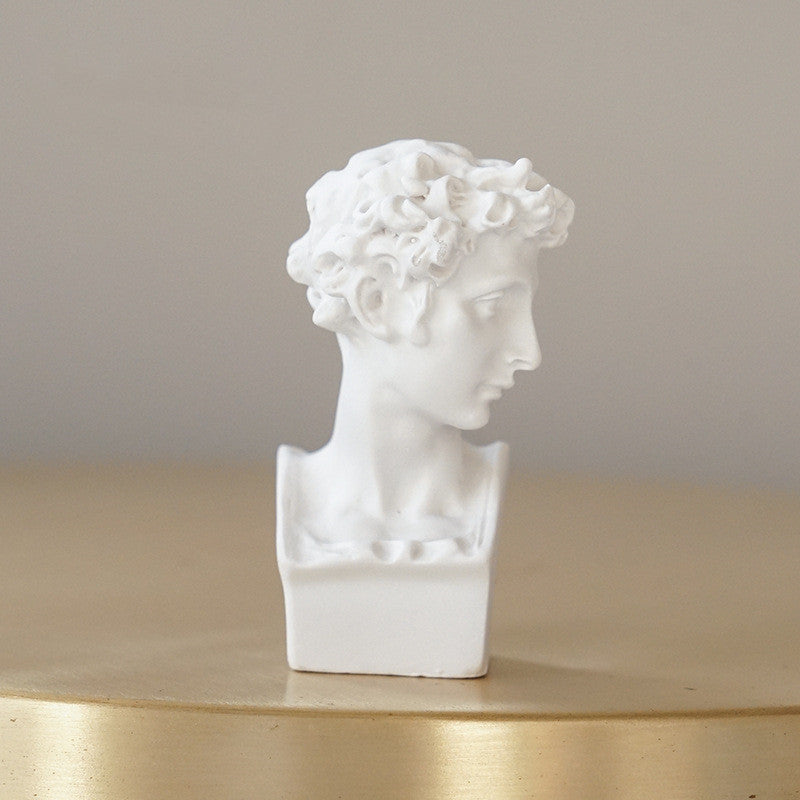 Mini Plaster Statue Decoration Sketch Resin Statue