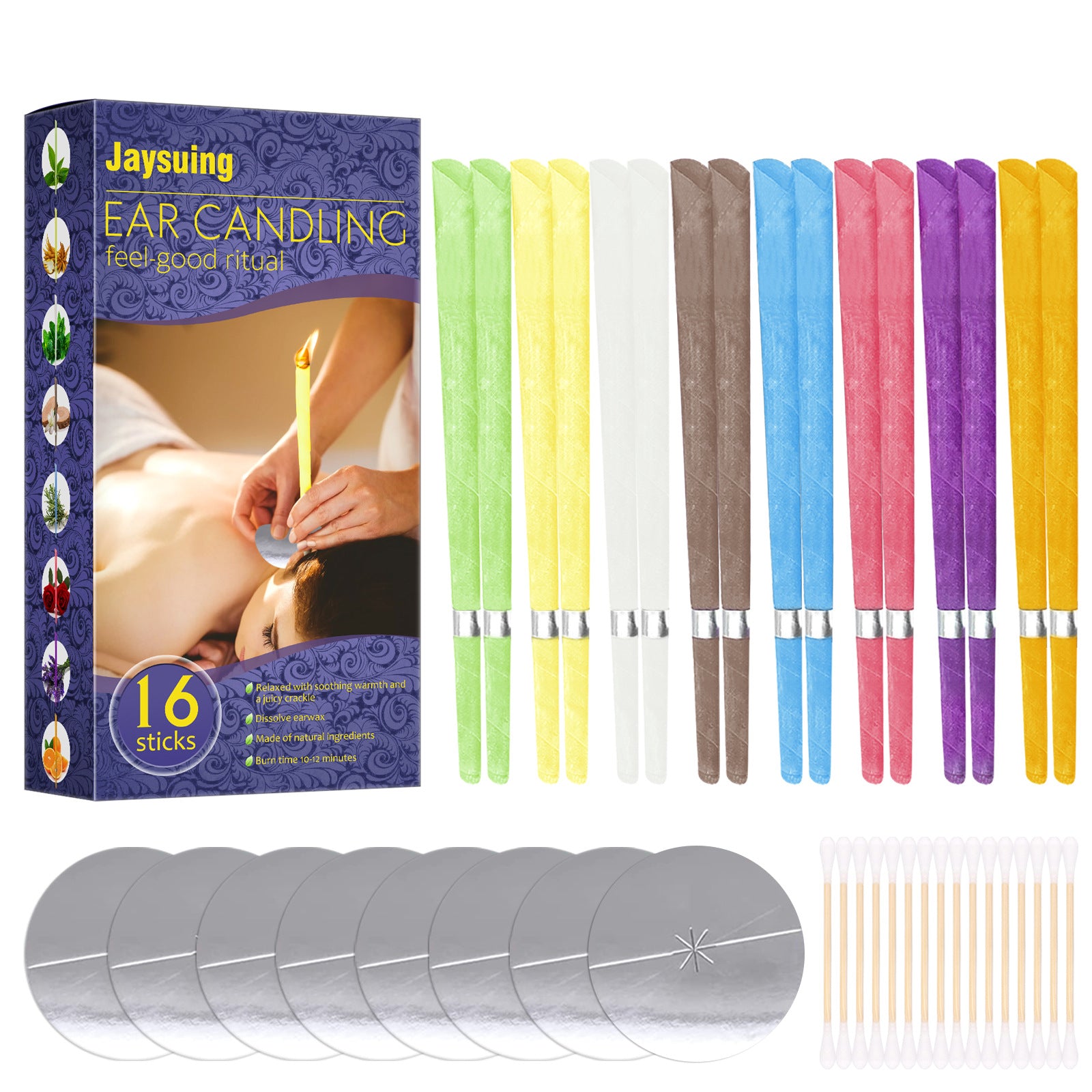 Aromatherapy Ear Candles Earwax Cleaning Relaxation