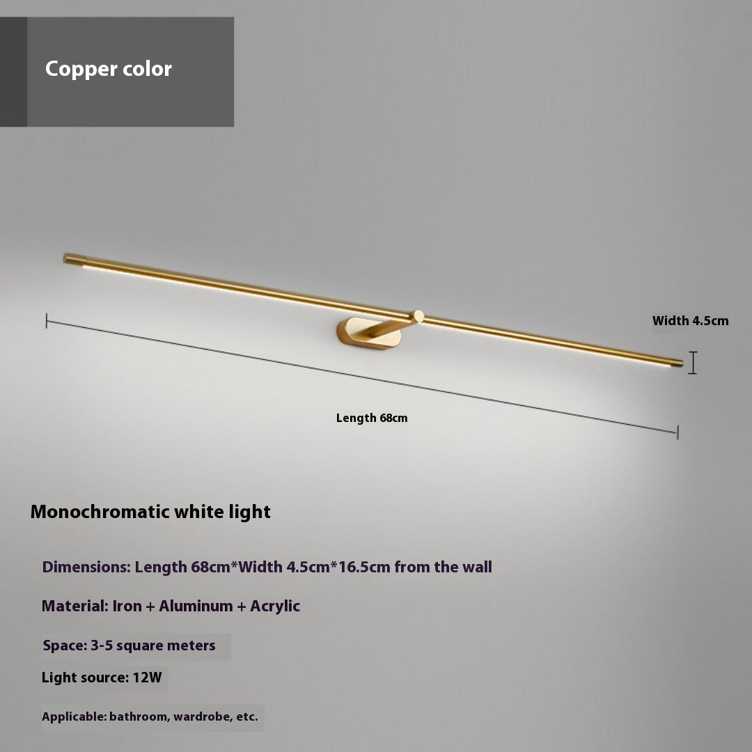 Modern Simple Mirror Light Dressing Table Bathroom Mirror