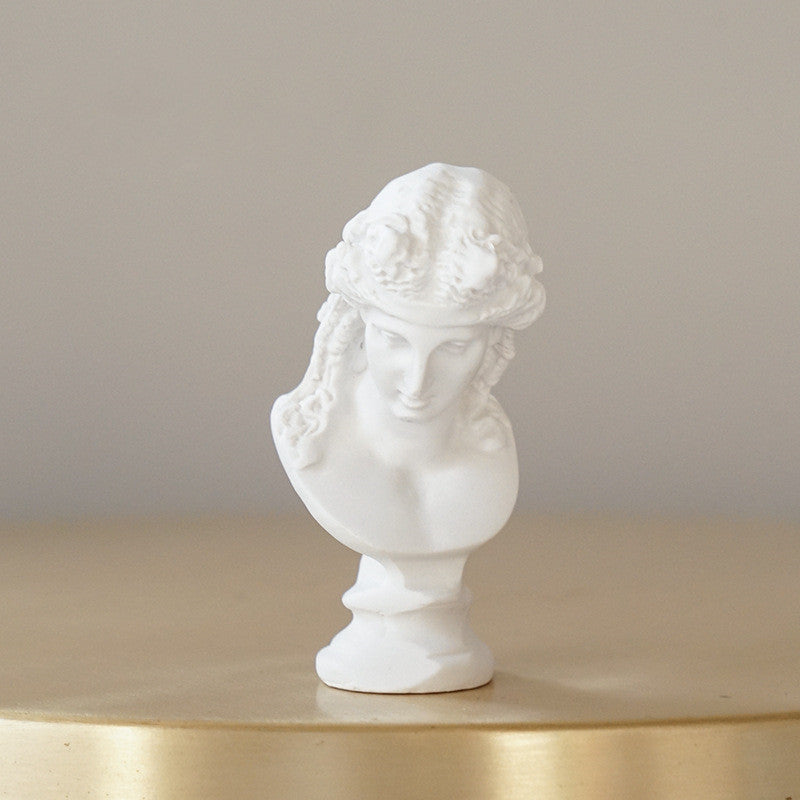 Mini Plaster Statue Decoration Sketch Resin Statue