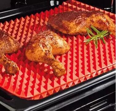 Non-Stick Silicone Pyramid Baking Mat – Crispier, Healthier Cooking Without Grease
