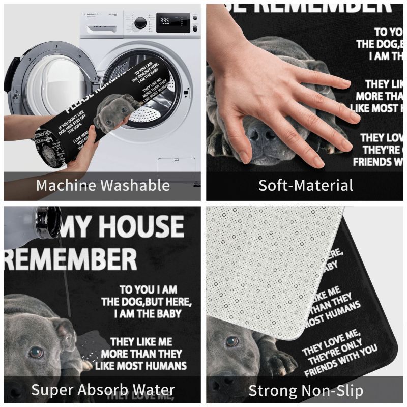 Rubber Carpet Bedroom Pedal Bathroom Absorbent