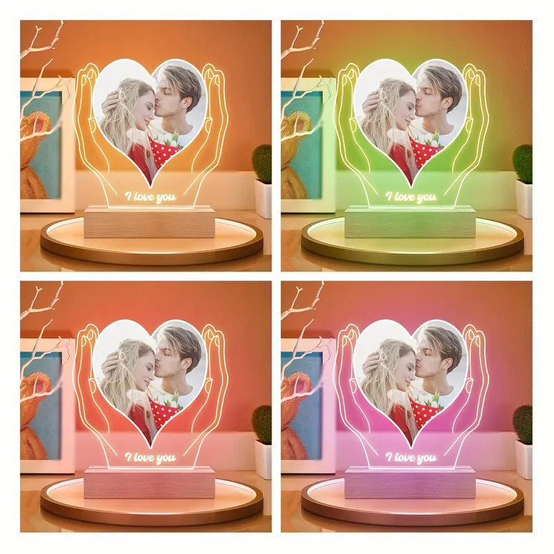 Acrylic Photo Lights To Send Family Gifts