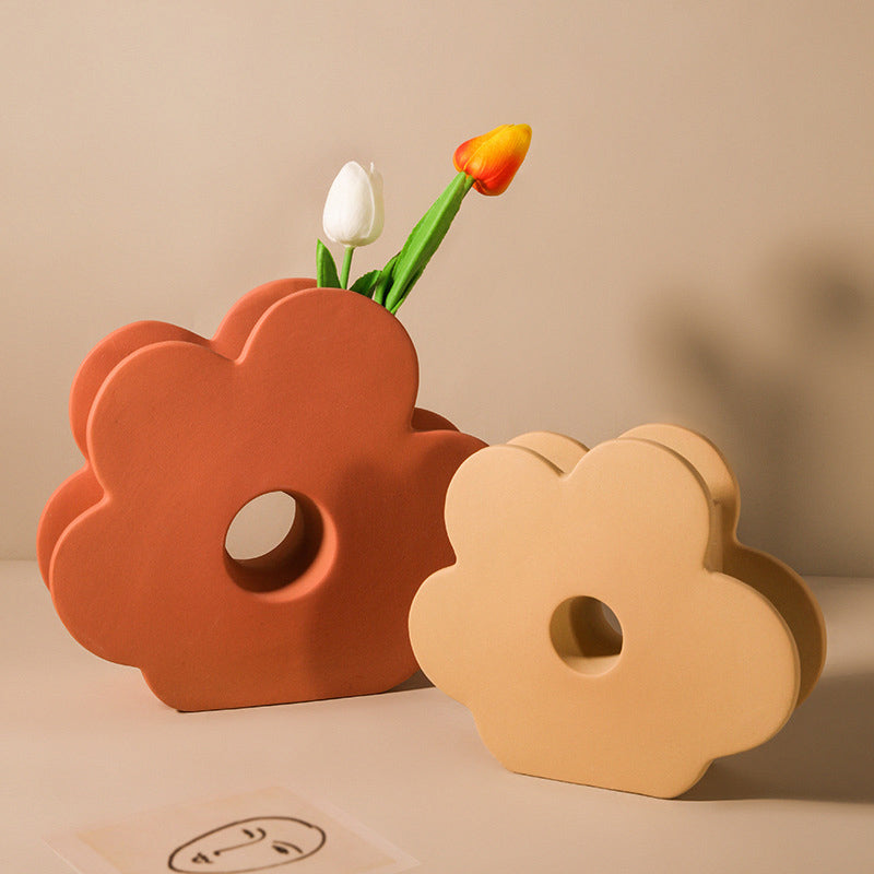 Nordic Harmony Ceramic Vase