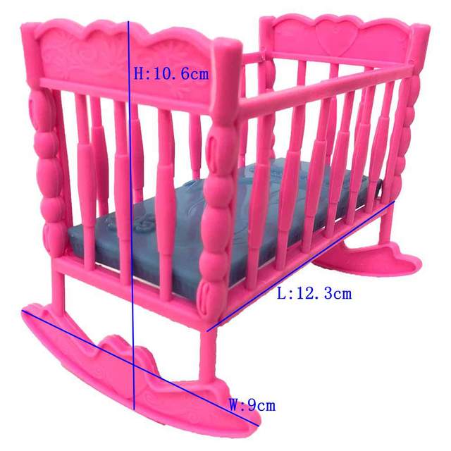 Mini Mirror Bed Table Kitchen Toy