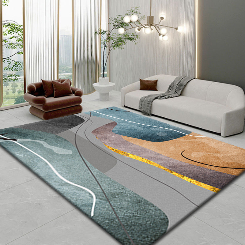 Simple Geometric Bedroom Bedside Rug Home Living Room Full Of Decorative Floor Mats