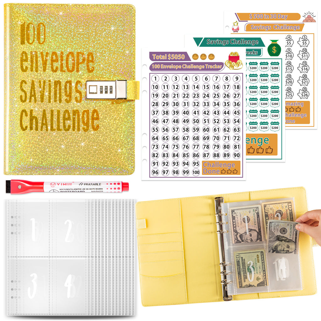 5A Money Saving Challenge Planner