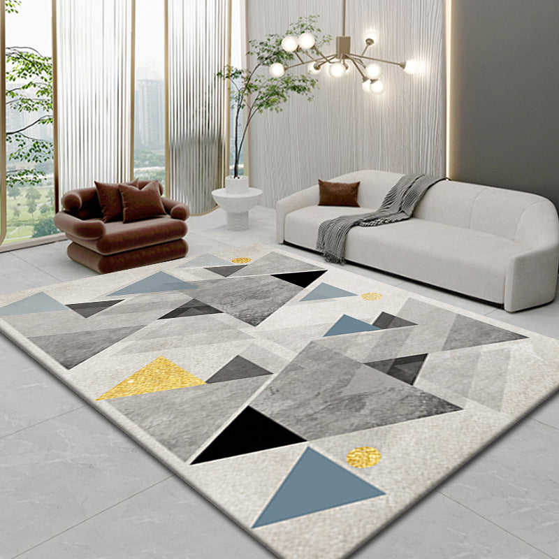 Simple Geometric Bedroom Bedside Rug Home Living Room Full Of Decorative Floor Mats