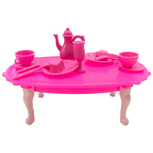 Mini Mirror Bed Table Kitchen Toy