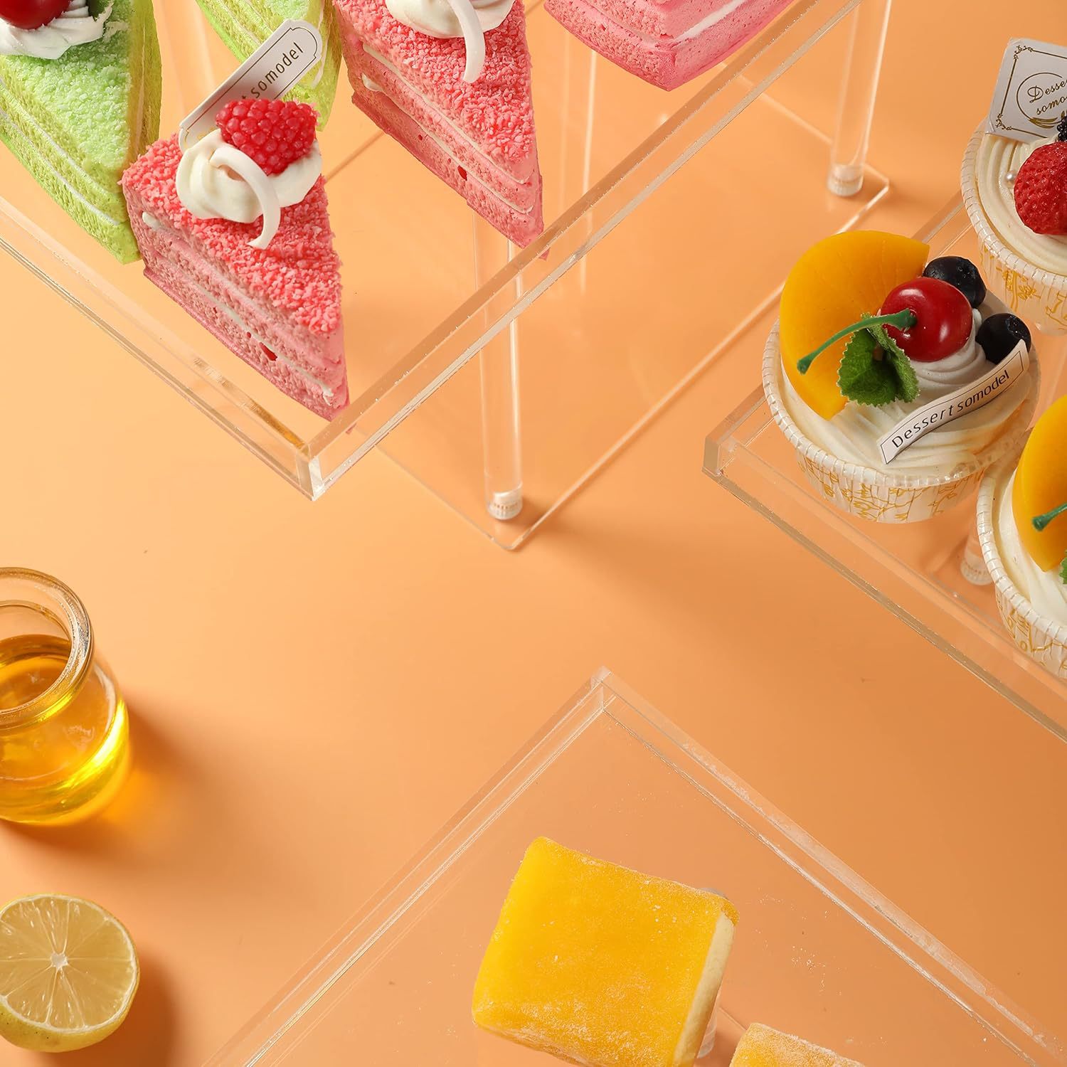 Acrylic Transparent Storage Tray For Dessert Tables