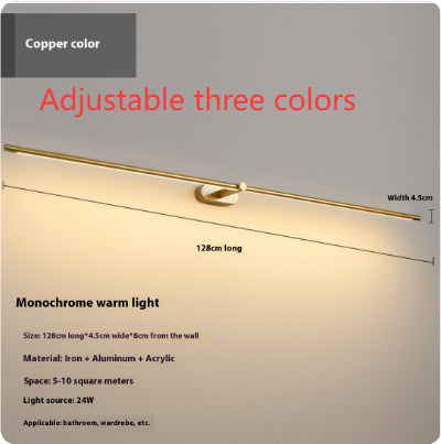 Modern Simple Mirror Light Dressing Table Bathroom Mirror